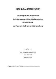 inaugural dissertation - Universität Heidelberg
