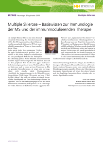 Multiple Sklerose – Basiswissen zur Immunologie der