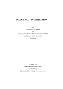 inaugural – dissertation