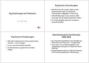Psychotherapie als Profession kurz 2010 [Kompatibilitätsmodus]
