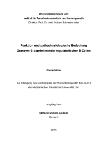 Funktion und pathophysiologische Bedeutung Granzym B