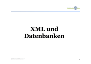 XML und Datenbanken
