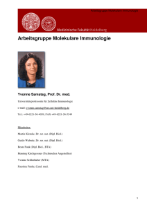 Immunologie: Molekulare Immunologie