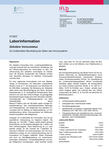 Immunstatus - IFlb Laboratoriumsmedizin Berlin GmbH