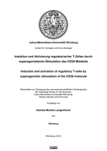 Induktion und Aktivierung regulatorischer T