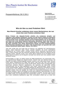 Pressemitteilung - Max-Planck