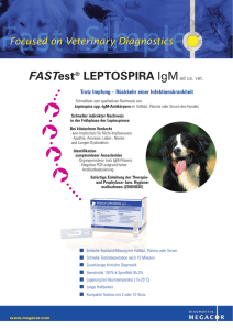 FASTest® LEPTOSPIRA IgM - MEGACOR Diagnostik GmbH