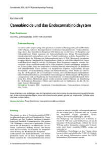 Cannabinoide und das Endocannabinoidsystem