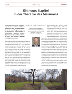 Ein neues Kapitel in der Therapie des Melanoms