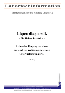 Liquordiagnostik - MVZ Labor Dr. Fenner und Kollegen