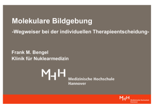 Molekulare Bildgebung - Medizinische Hochschule Hannover