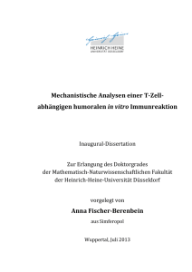 Mechanistische Analysen einer T-Zell