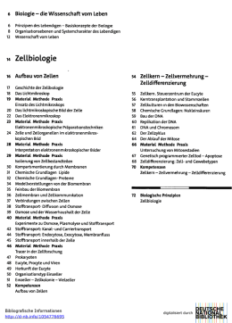 Inhaltsverzeichnis