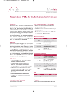 labolink Procalcitonin (PCT), der Marker bakterieller Infektionen