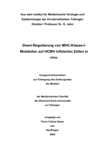 Down-Regulierung von MHC-Klasse-I