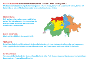 KLINISCHE STUDIE: Swiss Inflammatory Bowel Disease Cohort