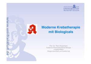 Moderne Krebstherapie mit Biologicals