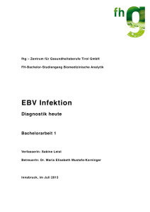 EBV-Infektion - Diagnostik heute