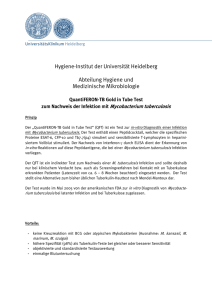 QuantiFERON - Test - UniversitätsKlinikum Heidelberg