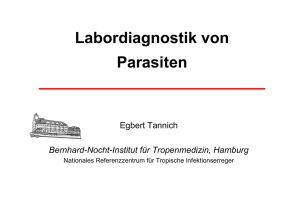 Labordiagnostik von Parasiten