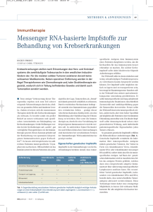 Messenger RNA-basierte Impfstoffe zur Behandlung