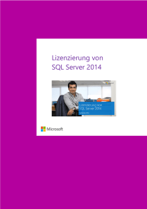 Lizenzierung von SQL Server 2014