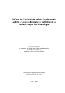 Einfluss der Epitheldicke auf die Ergebnisse der