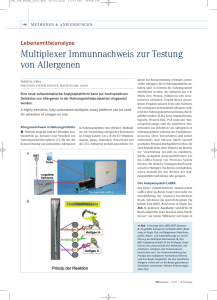 Multiplexer Immunnachweis zur Testung von