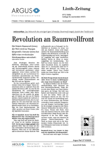 Revolution an Baumwolifront