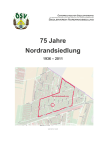 75 Jahre Nordrandsiedlung Festschrift