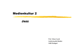 Medienkultur 2 Jazz