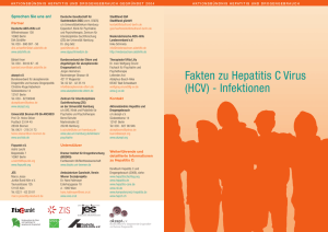 Fakten zu Hepatitis C Virus (HCV) - Infektionen