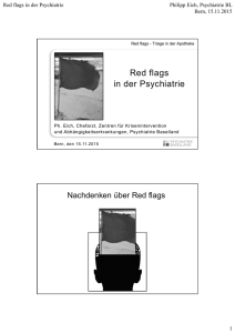 Red flags in der Psychiatrie