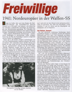 1941: Nordeuropäer in der Waffen-SS