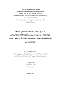 Die prognostische Bedeutung von Lymphom