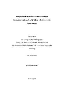 Analyse der humoralen, neutralisierenden Immunantwort nach