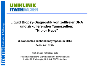 Liquid Biopsy-Diagnostik von zellfreier DNA und