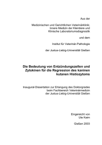 Die Bedeutung von Entzündungszellen und Zytokinen für die