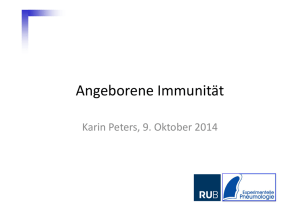 Microsoft PowerPoint - Angeborene Immunit\344t 2014