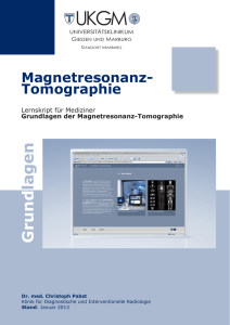 Grundlagen der Magnetresonanztomographie