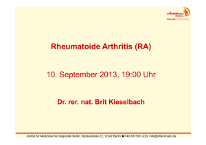 Rheumatoide Arthritis (RA)