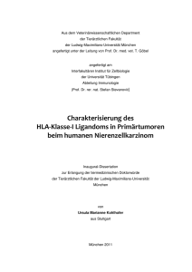 1 Einleitung - Elektronische Dissertationen der LMU München