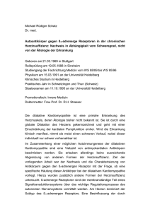 Michael Rüdiger Schatz Dr. med. Autoantikörper gegen ß1