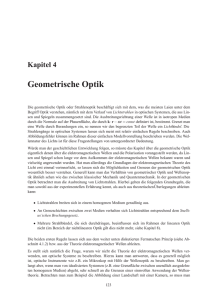 Geometrische Optik - Walther Meißner Institut