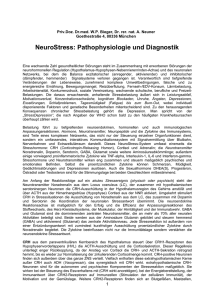 NeuroStress: Pathophysiologie und Diagnostik