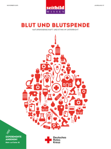 Blut und blutspende - DRK