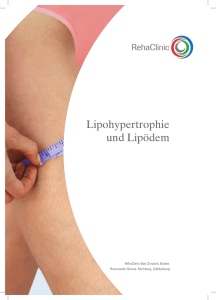 Lipohypertrophie und Lipödem