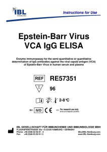 Epstein-Barr Virus VCA IgG ELISA