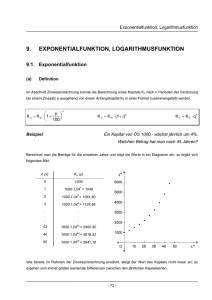 9. exponentialfunktion, logarithmusfunktion