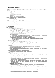 1. Allgemeine Zytologie - Zahnmedizinstudenten.de